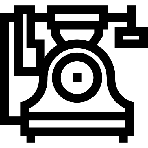전화 Basic Straight Lineal icon