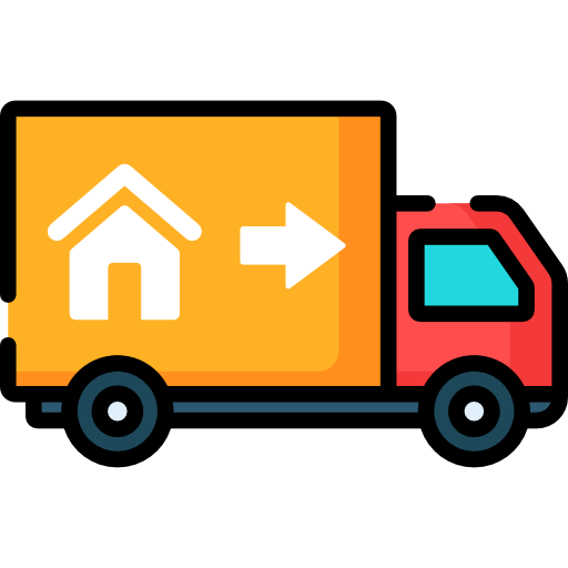 Moving truck Special Lineal color icon