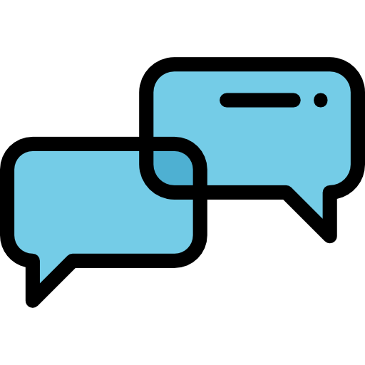Conversation Detailed Rounded Lineal color icon