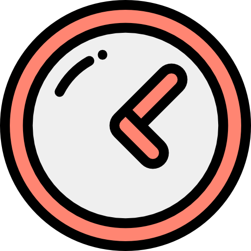 uhr Detailed Rounded Lineal color icon