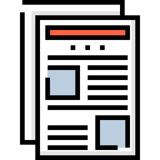 zeitung Detailed Straight Lineal color icon