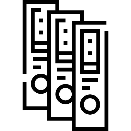 raccoglitore Detailed Straight Lineal icona