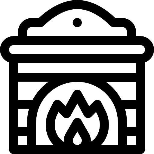 kominek Basic Rounded Lineal ikona