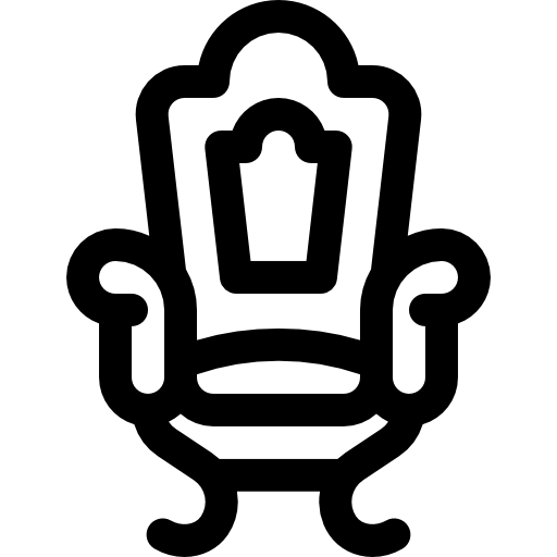 안락 의자 Basic Rounded Lineal icon