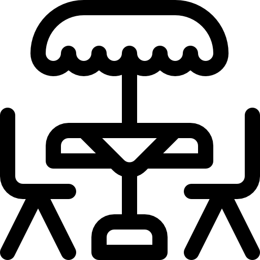 テーブル Basic Rounded Lineal icon
