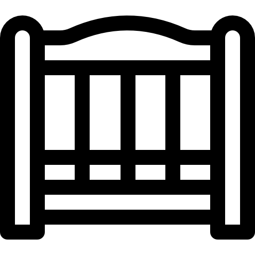 culla Basic Rounded Lineal icona