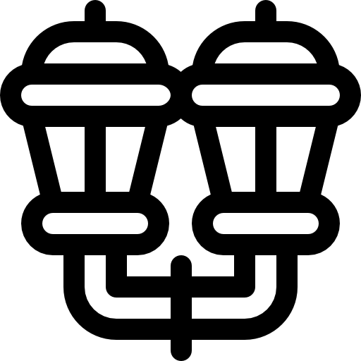 벽 램프 Basic Rounded Lineal icon