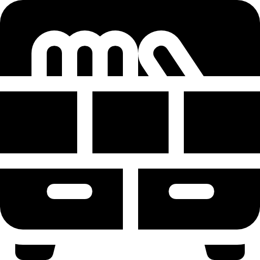 bücherregal Basic Rounded Filled icon