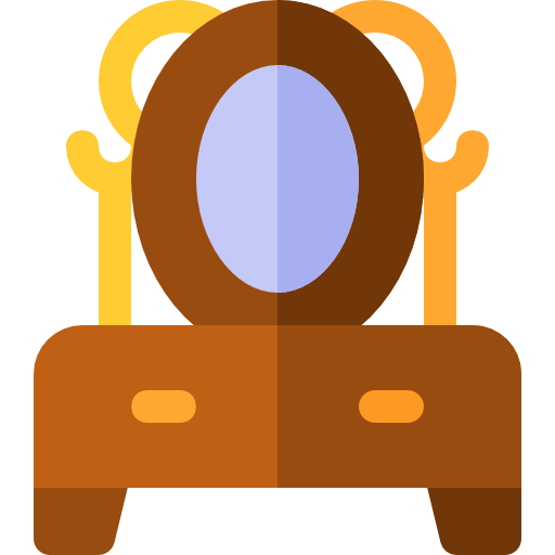 schminktisch Basic Rounded Flat icon