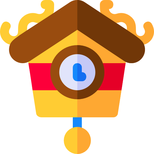 Cuckoo clock Basic Rounded Flat icon