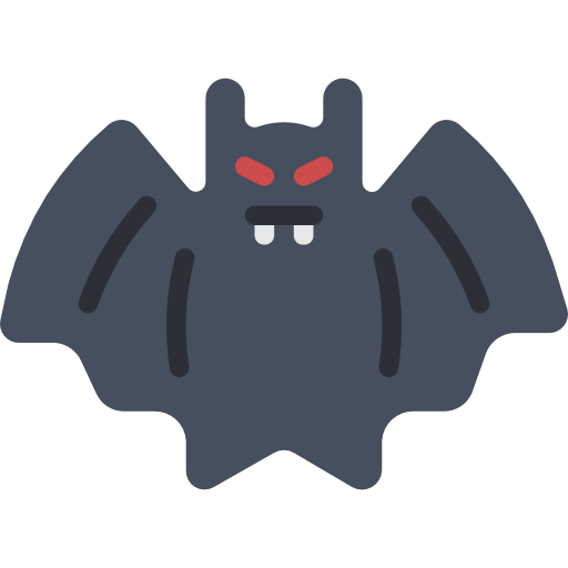 Bat Basic Miscellany Flat icon