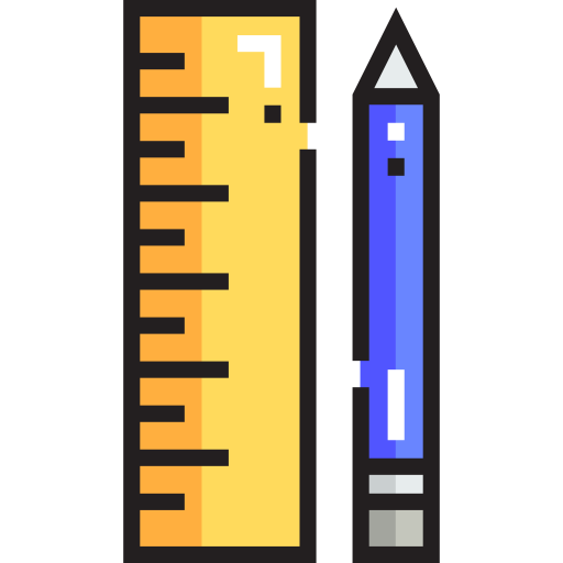 학교 자료 Detailed Straight Lineal color icon