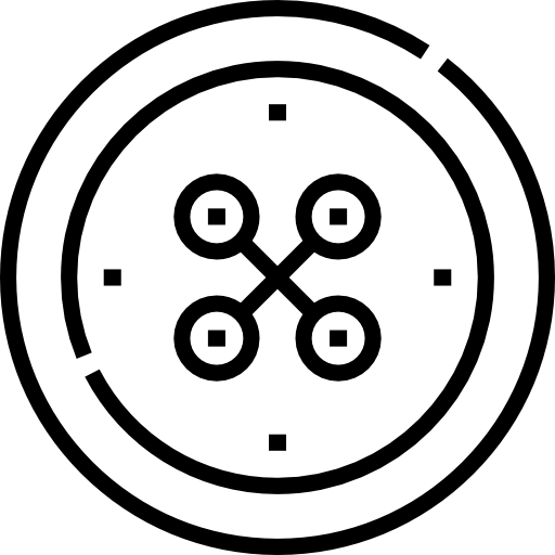 단추 Detailed Straight Lineal icon