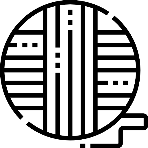 palla di lana Detailed Straight Lineal icona