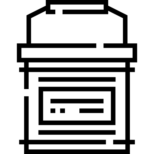 secchio di vernice Detailed Straight Lineal icona
