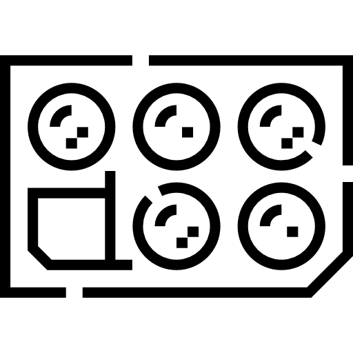 acuarela Detailed Straight Lineal icono