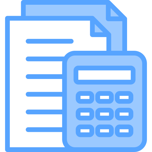 Accounting Generic Blue icon