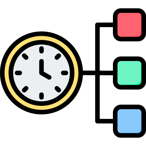 gestion du temps Generic Outline Color Icône