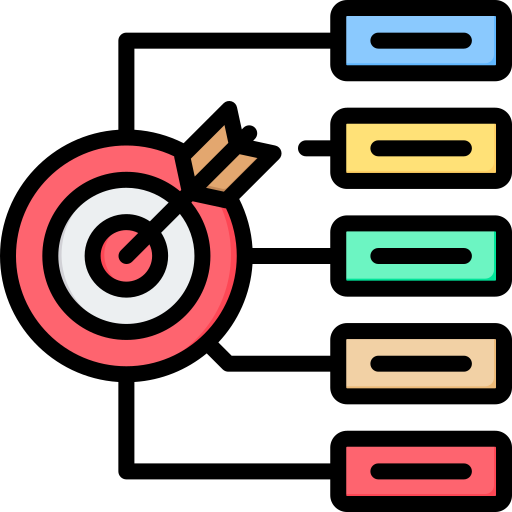Objective Generic Outline Color icon