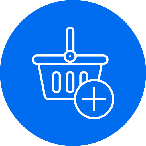 Shopping basket Generic Circular icon