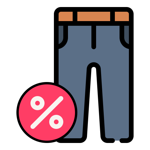 jeans Generic Outline Color icon