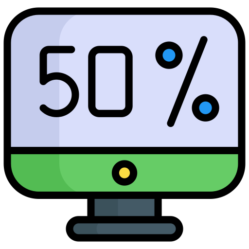 50% Generic Outline Color icon