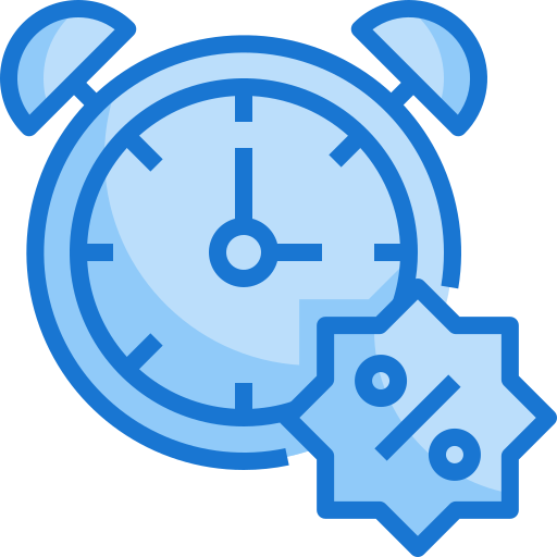 verkoop tijd Generic Blue icoon