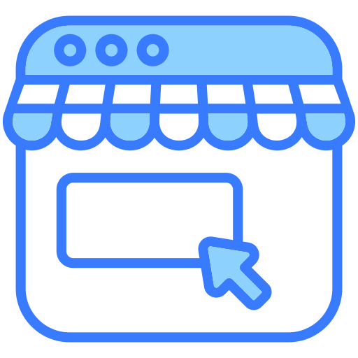webshop Generic Blue icon