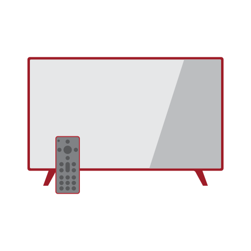 led-tv Generic Flat icoon