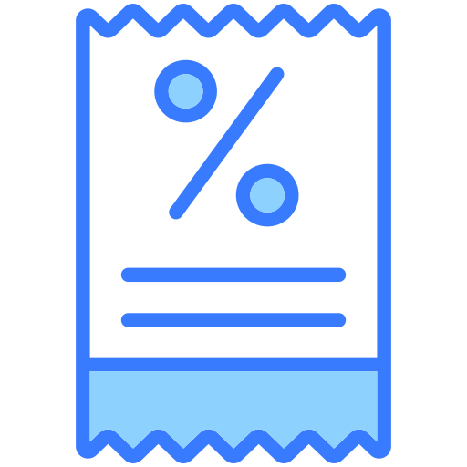 割引クーポン Generic Blue icon