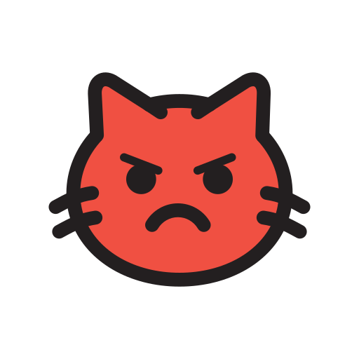 Angry face Generic Outline Color icon