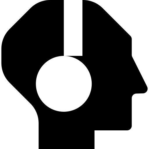 koptelefoon Generic Glyph icoon