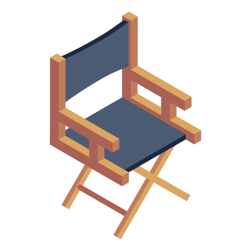 krzesło reżysera Generic Isometric ikona