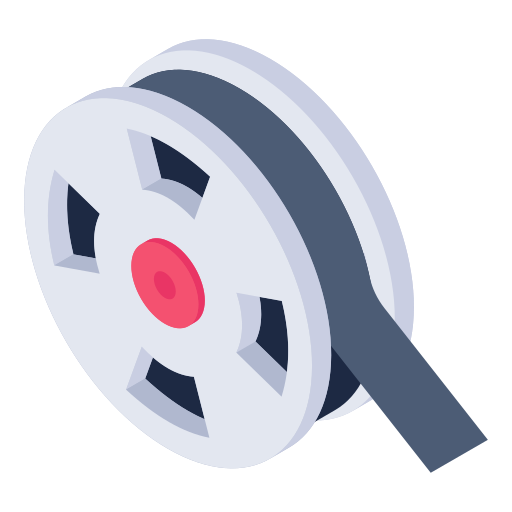 Movie reel Generic Isometric icon