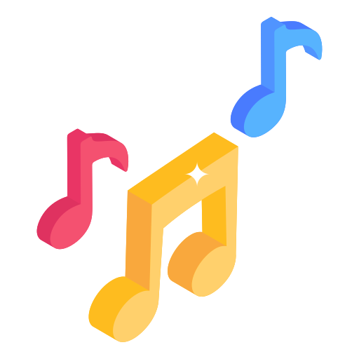 Musical note Generic Isometric icon