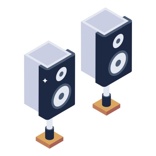geluid spreker Generic Isometric icoon