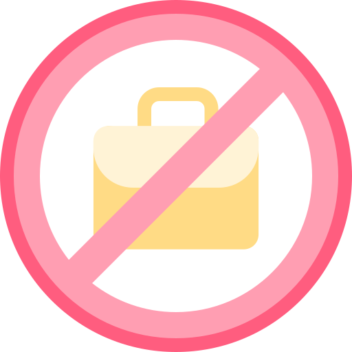 No bag Detailed color Lineal color icon