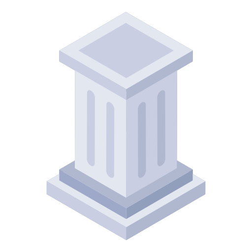 Pillar Generic Isometric icon