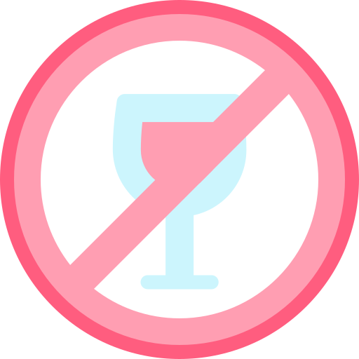No alcohol Detailed color Lineal color icon