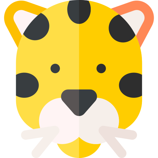 Leopard Basic Rounded Flat icon