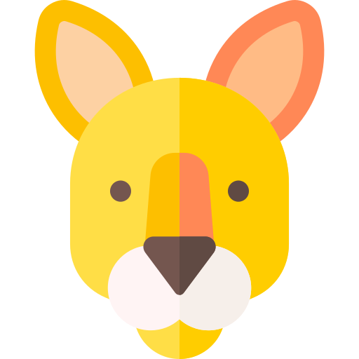 Kangaroo Basic Rounded Flat icon