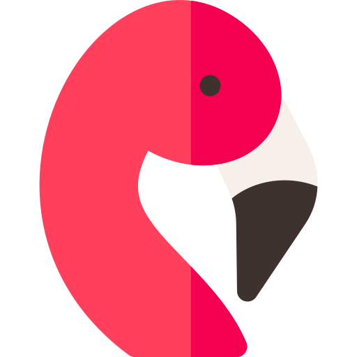 Flamingo Basic Rounded Flat icon