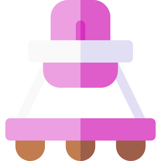 Baby walker Basic Rounded Flat icon