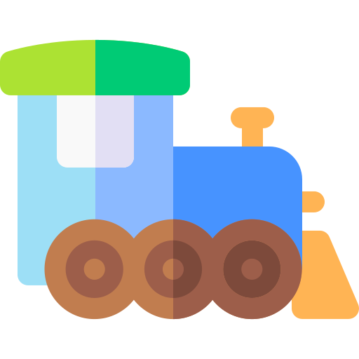 Train toy Basic Rounded Flat icon