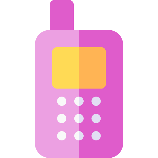 Телефон Basic Rounded Flat иконка