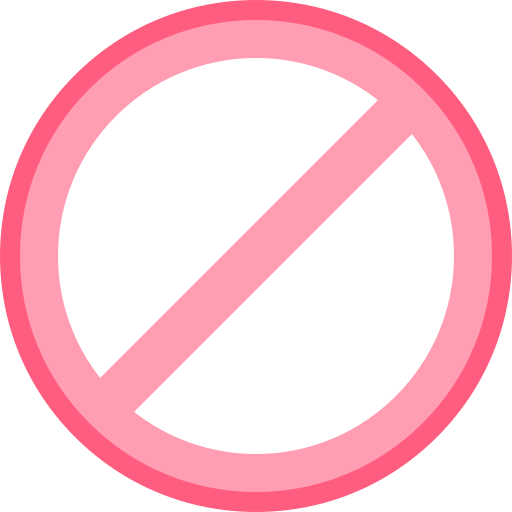 prohibido Detailed color Lineal color icono