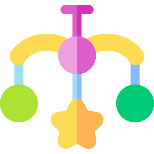 Crib toy Basic Rounded Flat icon