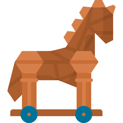 trojaanse paard Special Flat icoon