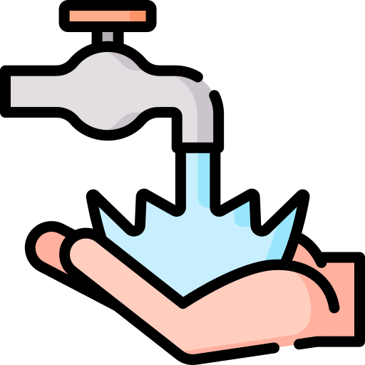 handen wassen Special Lineal color icoon