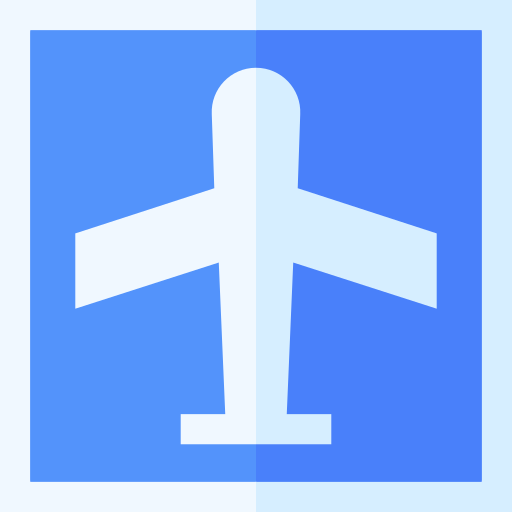 Airport Basic Straight Flat icon